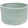 Gram Hand Braided Thick Cord Basket, Blue Sage - Storage - 1 - thumbnail