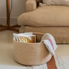 Gram Hand Braided Thick Cord Basket, Golden - Storage - 2