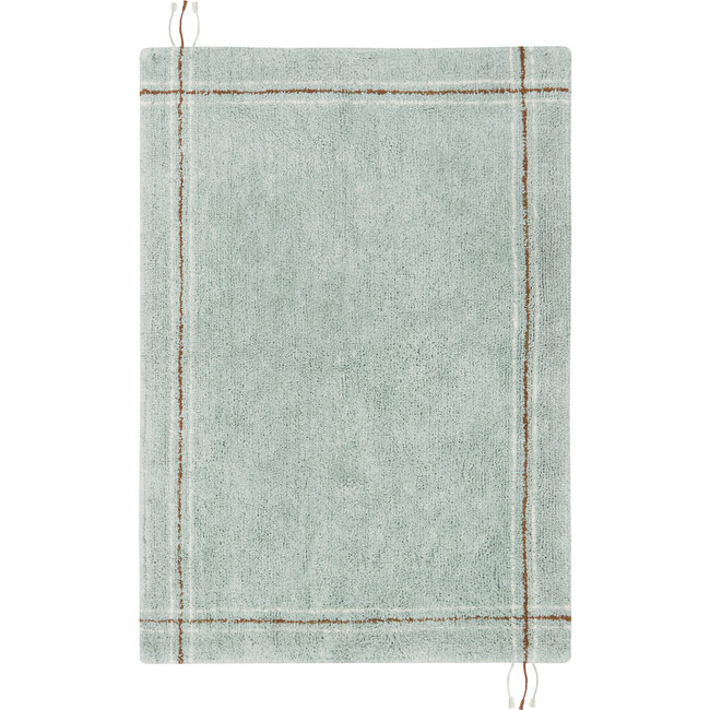 Cuisine Washable Rug, Blue Sage