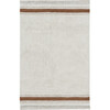 Gastro Classic Striped Tea Cloth-Inspired Washable Rug, Toffee - Rugs - 1 - thumbnail