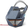 Pop-Up Booster with Armrest, Denim Blue - Highchairs - 2 - thumbnail