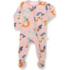 Mermaids Footie Pajama, Pink - Footie Pajamas - 1 - thumbnail