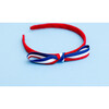 Patriotic Ribbon Headband, Red White & Blue - Hair Accessories - 2