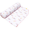 Athena Picot Edge Swaddle, White - Swaddles - 1 - thumbnail