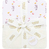 Athena Square Plush Patoo, White - Blankets - 2