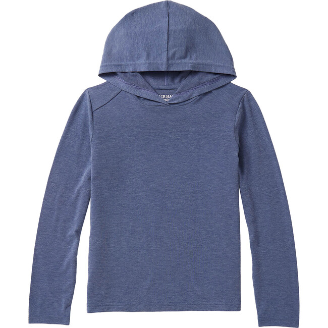 Seabreeze UPF 50 Protection Long Sleeve Hoodie, Navy Blazer - Sweaters - 1