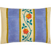 Varanasi Stripes Pervinch Cushion - Decorative Pillows - 1 - thumbnail