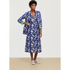 Women's Long Kurta, Matisse Royal Blue - Tunics - 2