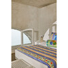 Varanasi Stripes Pervinch Reversible Quilt - Quilts - 3