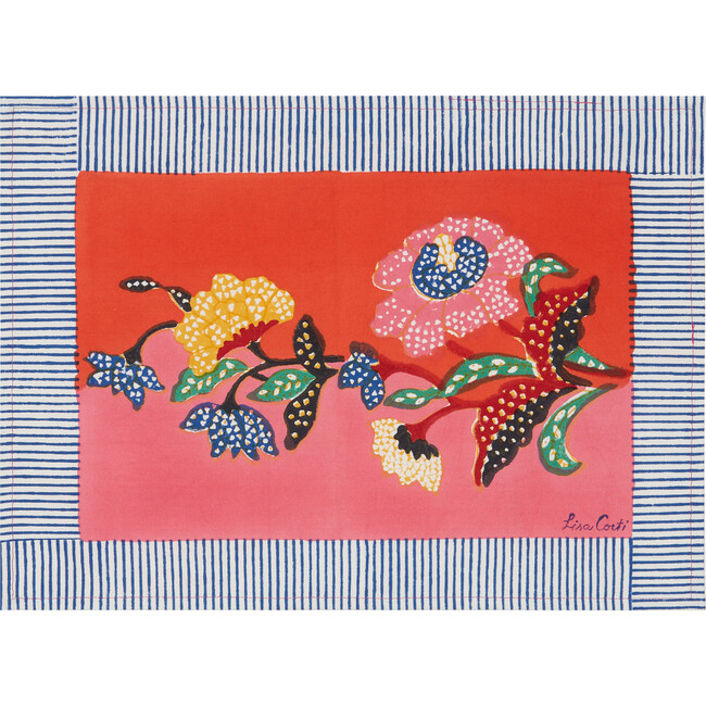 Indonesian Red Rose Placemat