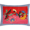 Indonesian Red Rose Cushion, 12x16 - Decorative Pillows - 1 - thumbnail