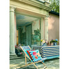 Nizam Stripes Blue Natural Cushion, 18x18 - Decorative Pillows - 3