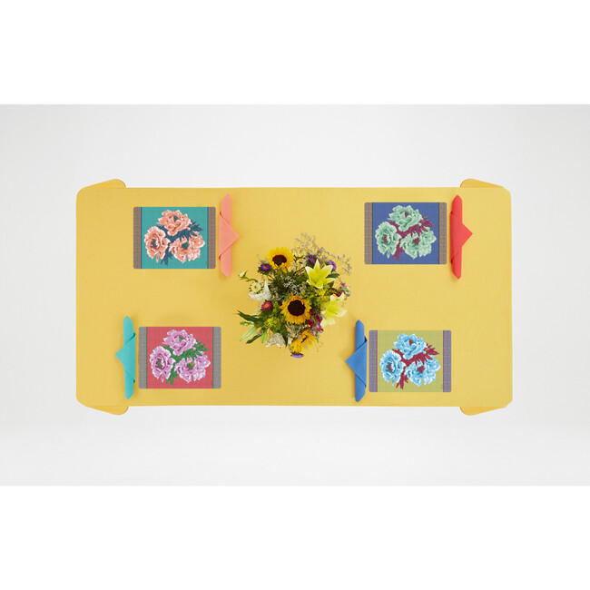 Masonite Placemat, Blue Garden Pervinch - Tabletop - 2