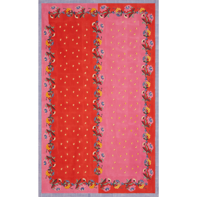 Indonesian Red Rose Tablecloth