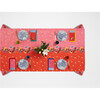 Indonesian Red Rose Tablecloth - Tabletop - 4