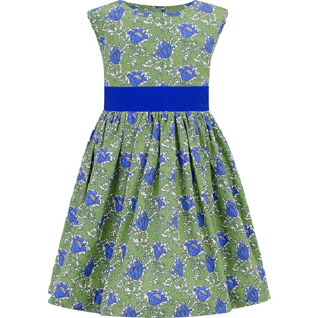 Bloomsbury Floral Print Celebration Dress, Anemone - Dresses - 1