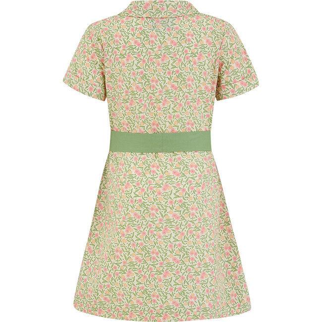 Eaton Shirt Dress, Pink Chintz - Dresses - 5