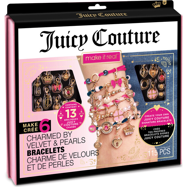 Juicy Couture Charmed by Velvet and Pearls Bracelet Kit - Arts & Crafts - 1