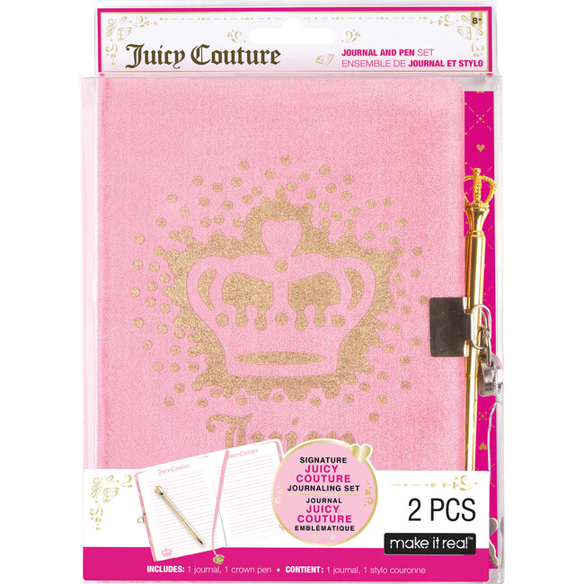 Juicy Couture Velvet Journal and Pen
