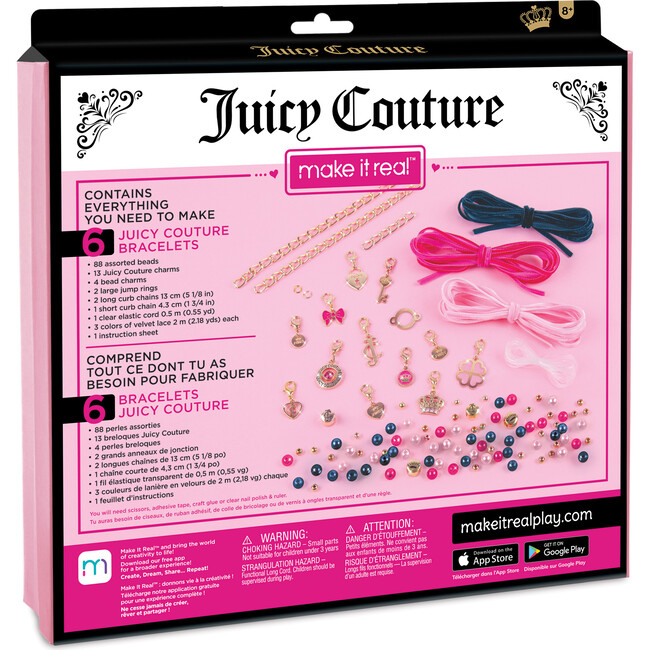 Juicy Couture Charmed by Velvet and Pearls Bracelet Kit - Arts & Crafts - 2