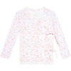 Alexandria Tie Front Kimono Top, White - Shirts - 1 - thumbnail