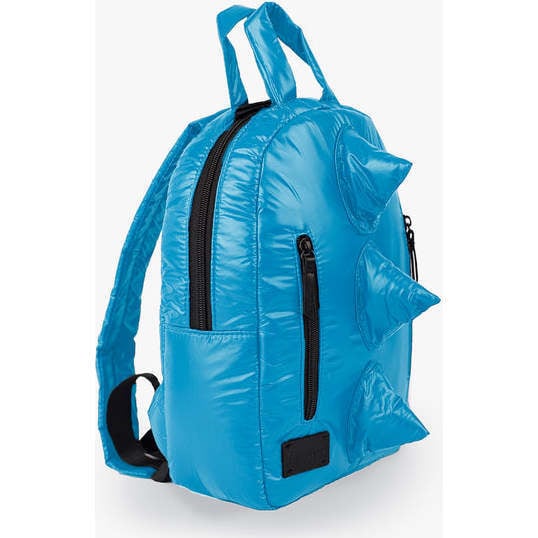 Mini Dino Backpack, Turquoise - Backpacks - 2