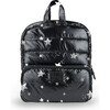 Classic Midi Backpack, Black Prints - Backpacks - 1 - thumbnail