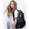 Classic Midi Backpack, Black Prints - Backpacks - 3