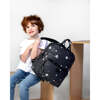 Classic Midi Backpack, Black Prints - Backpacks - 5