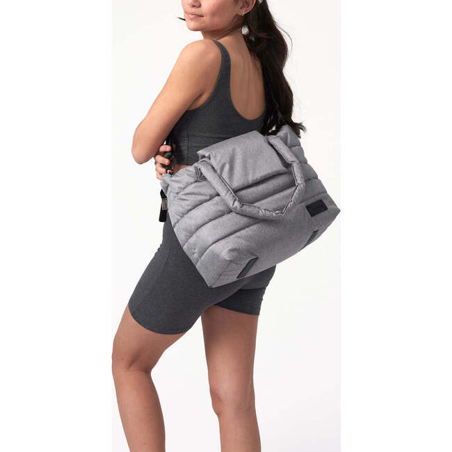 Capri Crossbody Tote, Heather Grey - Bags - 2