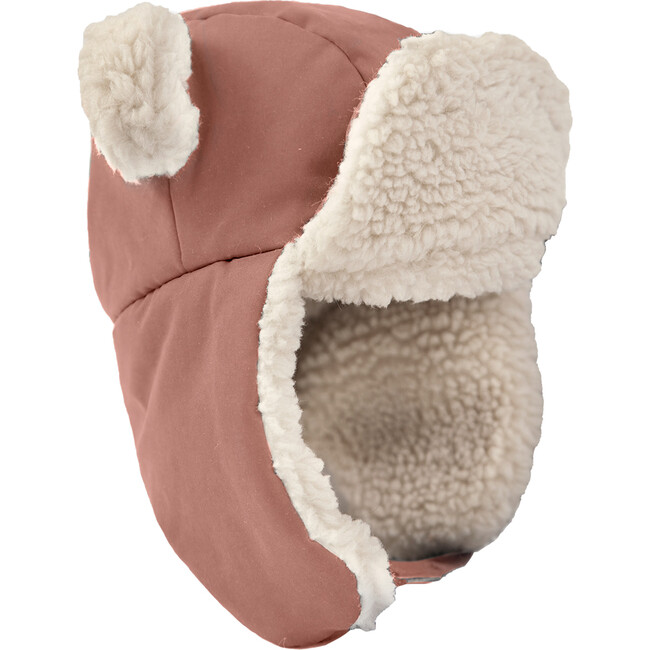 Benji Cub Hat  With Adjustable 2-Snap Neck Closure, Rose Dawn - Hats - 4