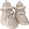 Airy Baby Booties With Anti-Slip Grip Soles, Brush - Booties - 1 - thumbnail