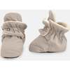 Airy Baby Booties With Anti-Slip Grip Soles, Brush - Booties - 3