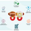 Football Wristy Buddy Brown - Teethers - 3