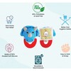 Dinosaur Wristy Buddy Blue (Grey-Blue) - Teethers - 3