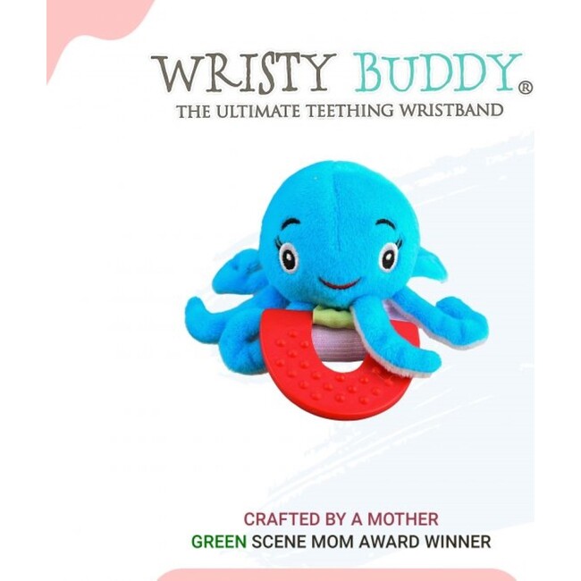 Octopus Wristy Buddy Blue - Teethers - 3