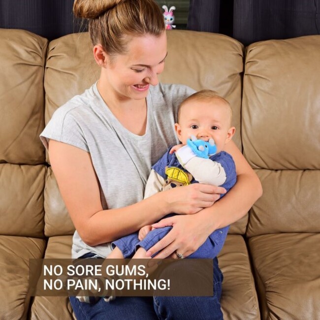 Dinosaur Wristy Buddy Blue (Grey-Blue) - Teethers - 5