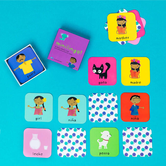 Minilingo, English/Spanish Flashcards - Educational Toys - 2