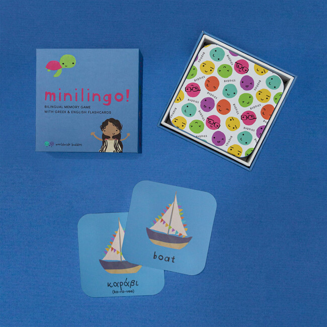 Minilingo, English/Greek Flashcards - Educational Toys - 5