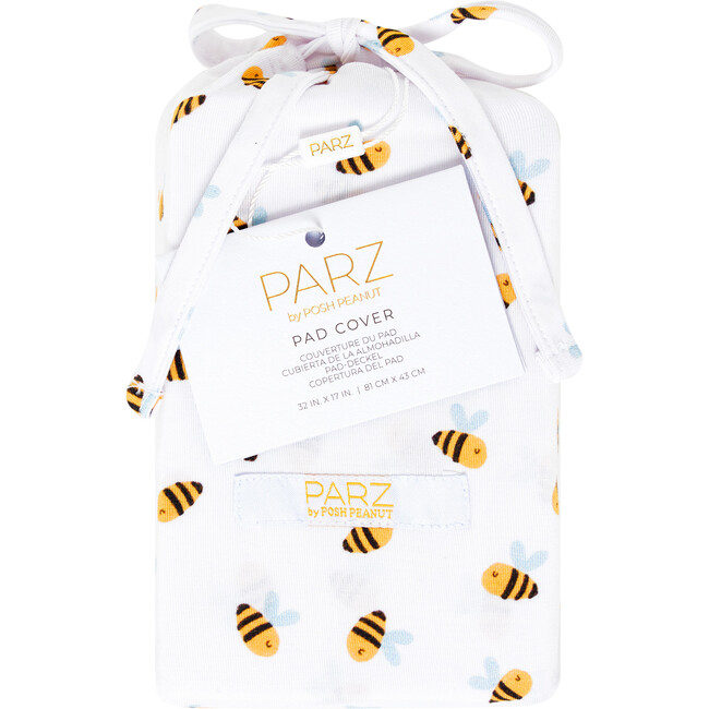Darby Pad Cover, White - Changing Pads - 2
