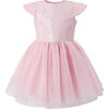 Belle Of The Ball Cap Sleeve Dress, Rose - Dresses - 1 - thumbnail