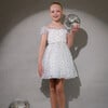 Fairy Princess Sequin Mini Dress, Ivory - Dresses - 2