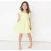 Smocked Flutter Sleeve Cover-Up Dress, Citron - Cover-Ups - 2