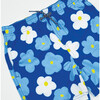 Daisy 4-Way Stretch Swim Trunk, Blue And Multicolors - Swim Trunks - 2