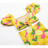 Summer High Waist Smocked Bikini, Lemonade - Two Pieces - 4