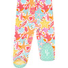 Sandy Tie Front Footed Ruffled Kimono Set, White - Mixed Apparel Set - 4