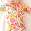 Sandy Tie Front Footed Ruffled Kimono Set, White - Mixed Apparel Set - 6