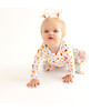 Ice Cream Parlor Footie Zippered One Piece, White - Footie Pajamas - 3
