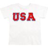 USA Patch S/S Shirt, White - Shirts - 1 - thumbnail