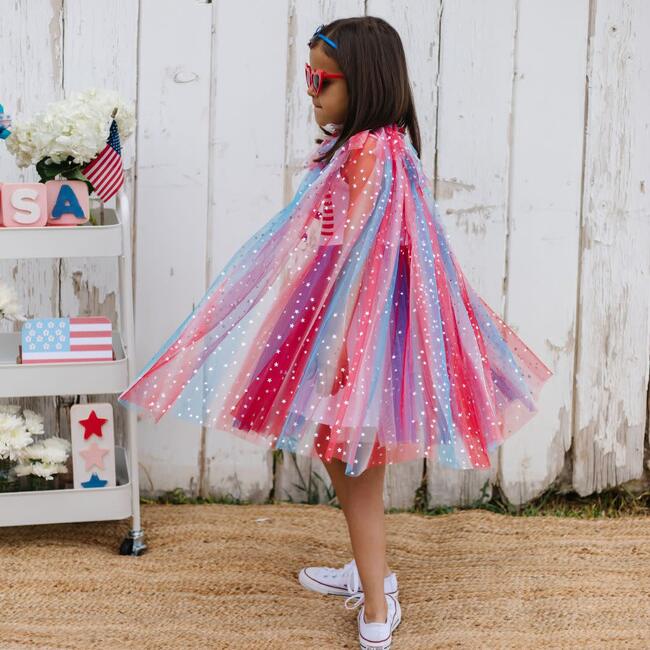 Patriotic Cape, Multi - Costume Accessories - 2